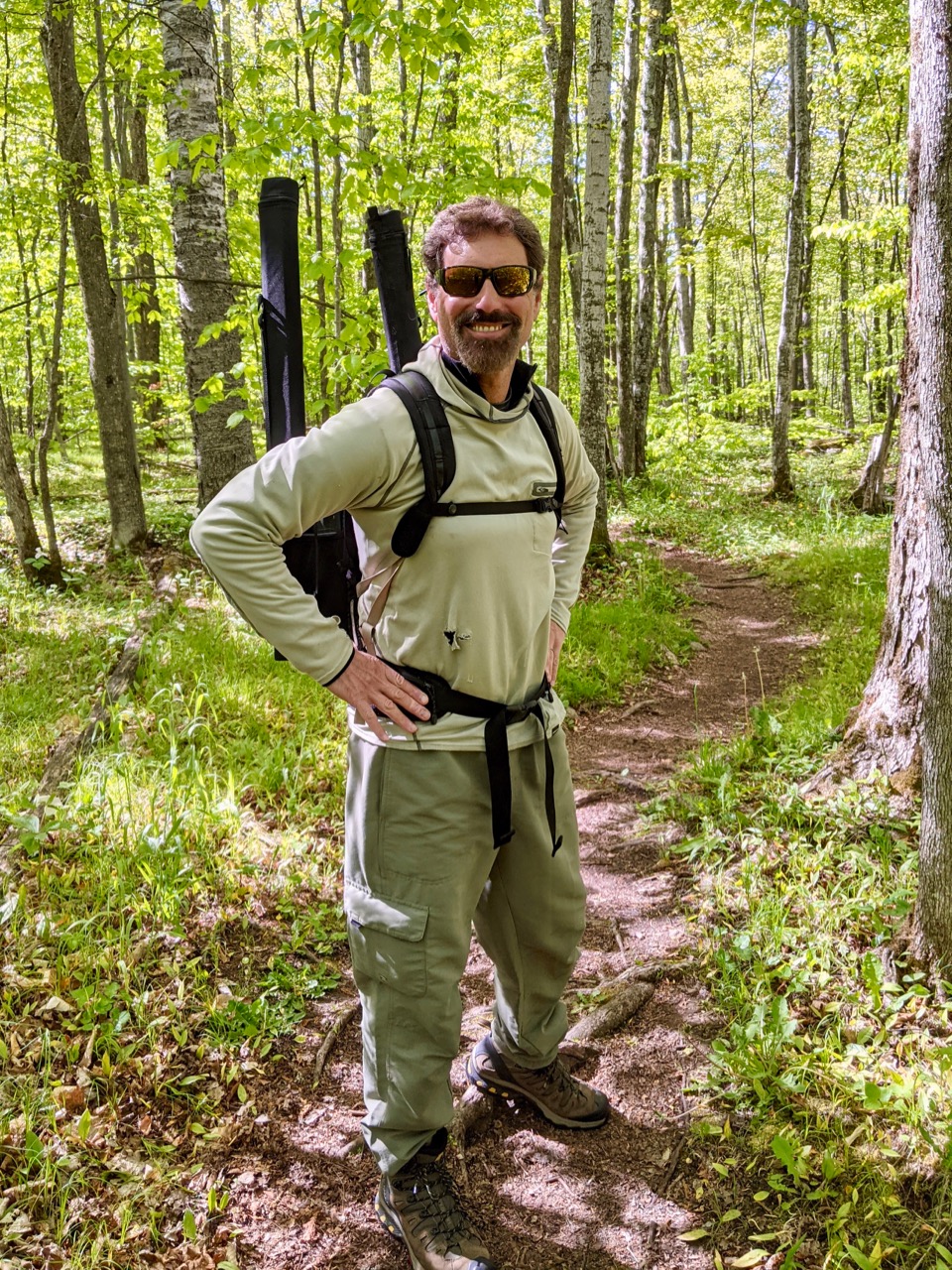 Tony on trail
